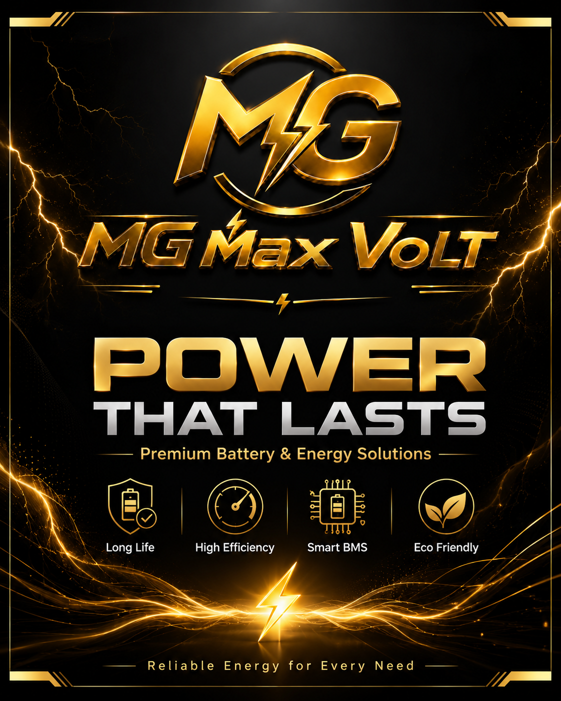 MG Max Volt premium battery dealership and energy solutions partnership