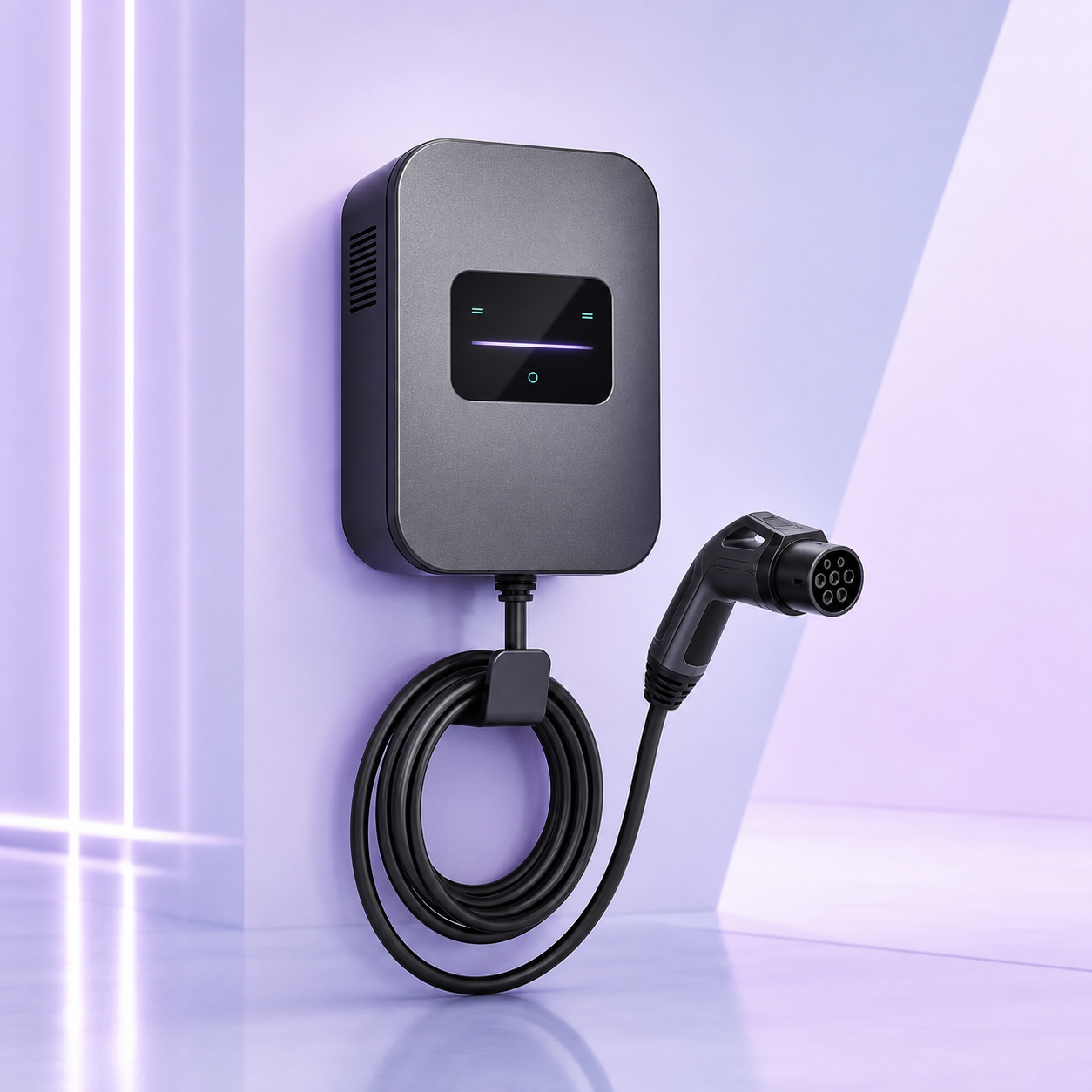 AI visual of an MG MAX Volt smart EV charger
